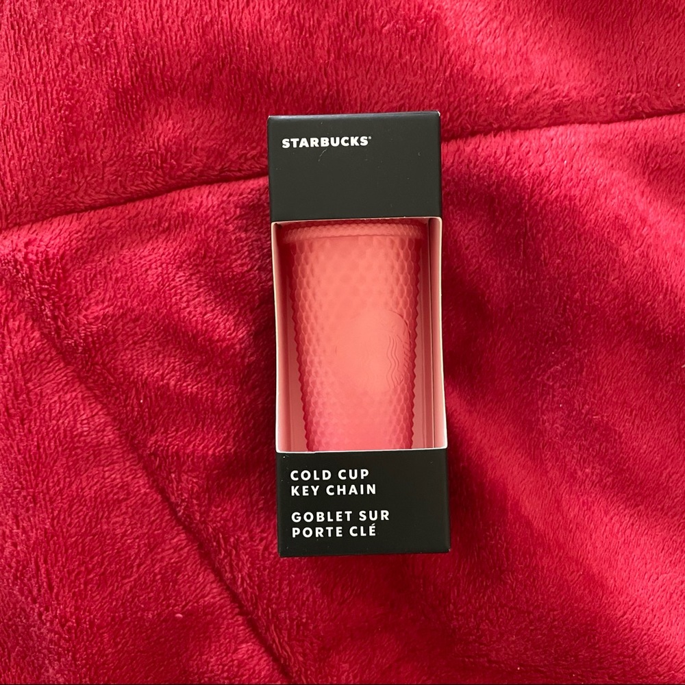 Starbucks Pink Cold Cup Keychain